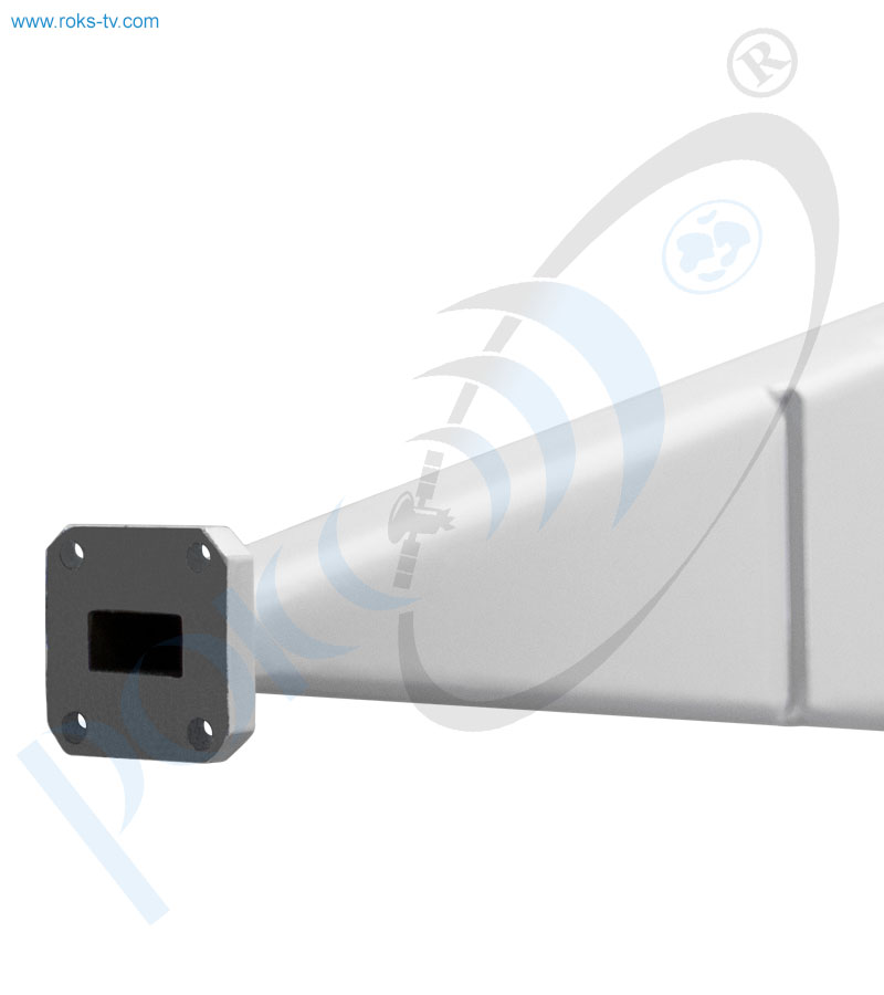 Long sector antenna ku band v pol 90 deg 